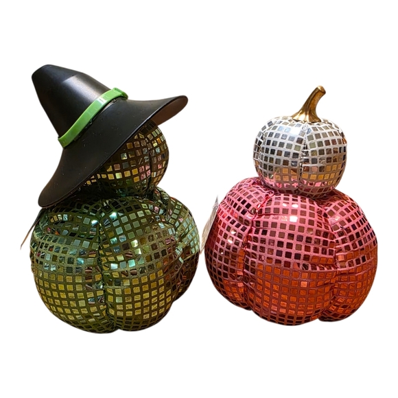 Wicked For Good Green Elphaba Pink Glinda Disco Pumpkin Witches OOAK - Picture 6 of 11